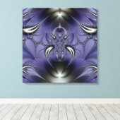 Paarse Versiering Canvas Afdruk (Insitu (Houten vloer))