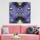 Paarse Versiering Canvas Afdruk (Insitu (Woonkamer))
