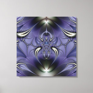 Paarse Versiering Canvas Afdruk