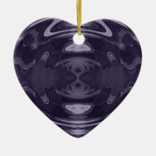 Paarse Versiering Keramisch Ornament