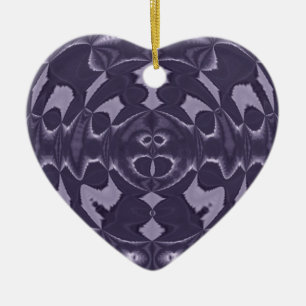 Paarse Versiering Keramisch Ornament