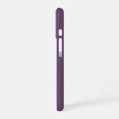 Paarse verticale strepen iPhone 16 hoesje (Linkerkant)