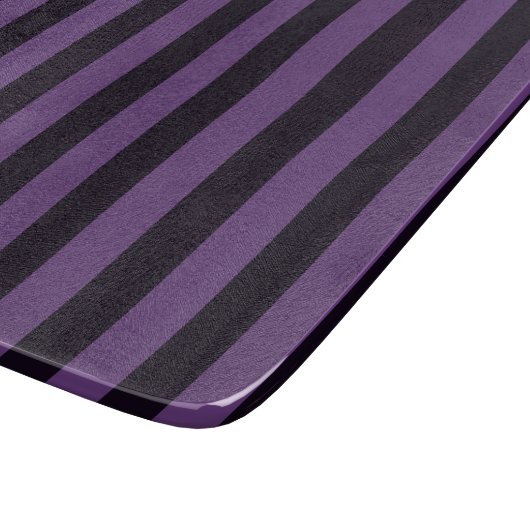 Paarse verticale strepen met decostijl snijplank (Hoek)
