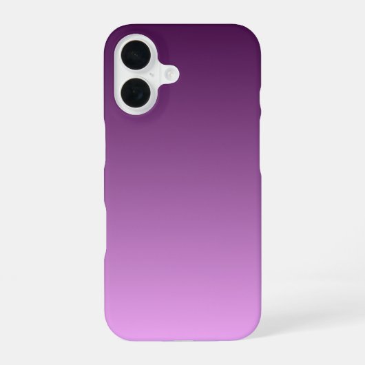 Paarse vervaging iPhone 16 hoesje (Achterkant)