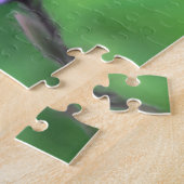 Paarse Vervain Wildflower Foto schilderen Legpuzzel (Zijkant)