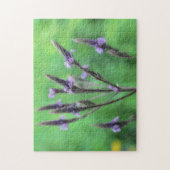 Paarse Vervain Wildflower Foto schilderen Legpuzzel (Verticaal)
