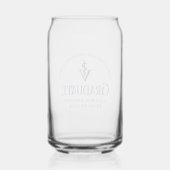 Paarse Veterinaire School Afstuderen Gepersonalise Blikvorm Glas (Achterkant)