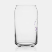 Paarse Veterinaire School Afstuderen Gepersonalise Blikvorm Glas (Rechts)