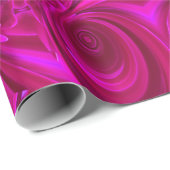 Paarse Vibrant Swirl wikkelpapier Cadeaupapier (Rol Hoek)