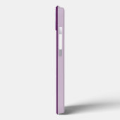 Paarse Victoriaans aantekening met monogram Case-Mate iPhone Case (Achterkant / Links)
