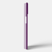 Paarse Victoriaans aantekening met monogram Case-Mate iPhone Case (Achterkant / Rechts)