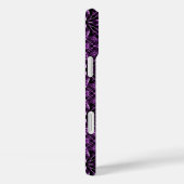 Paarse Victoriaans fractal Case-Mate iPhone Case (Achterkant / Rechts)