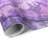 Paarse Victoriaans stijl romantische vlinder Cadeaupapier (Rol Hoek)