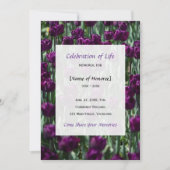 Paarse viering viering viering viering uitnodiging (Voorkant)