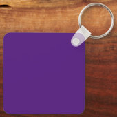 Paarse vierkante sleutelhanger SO_THIS_IS_HOW_BEIN (Achterkant)