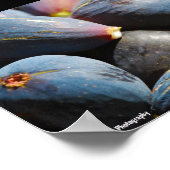 Paarse Vijgenfruit in Kom Poster (Hoek)