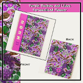 Paarse vinken, Lilacs - NH State Bird and Flower Planner