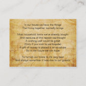 paarse vintage Eiffeltoren Paris Bruiloft Informatiekaartje (Achterkant)