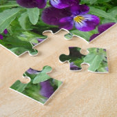 Paarse Viola Bloem Legpuzzel (Zijkant)