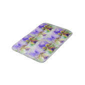 Paarse Viola Waterverf Johnny springt met Bath Mat (Gekanteld)