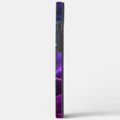 Paarse Violet Agaat Modern Monogram Case-Mate iPhone Case (Achterkant / Links)