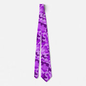 Paarse Violet Camo Halseband Stropdas (Achterkant)