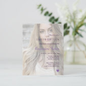 Paarse violet foto, zestien keer zo mooi (Staand voorkant)