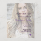 Paarse violet foto, zestien keer zo mooi flyer (Voorkant)