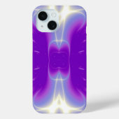 PAARSE VIOLET FRACTALE LICHTWAVES Case-Mate iPhone CASE (Achterkant)