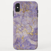 Paarse Violet Gold marmer Case-Mate iPhone Case (Achterkant)