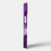 Paarse Violet Gouden Glitter Aangepaste Naam iPhon Case-Mate iPhone Case (Achterkant / Rechts)