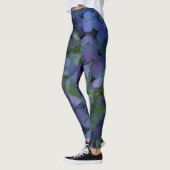 paarse violet Hydrangeas Leggings (Links)