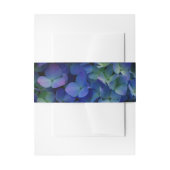 Paarse violet Hydrangeas Uitnodigingen Wikkel (Voorkant Voorbeeld)