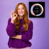 Paarse Violet Minimalisme Aangepaste QR LOGO SHOP Vierkante Visitekaartje