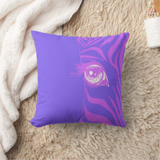 Paarse Violet Ongepaste Zebra Worp Kussen
