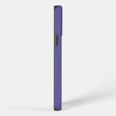 Paarse Violet Perzik Sinaasappel afgeronde lijnen  iPhone Hoesje (Rechterkant)