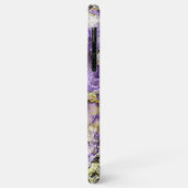 Paarse Violet Roze Gouden Mineralen Agaat Kunstpat Case-Mate iPhone Case (Achterkant/links)