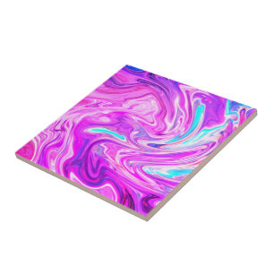 Paarse Violet Roze Marmeren Keramische Tegel Abstr Tegeltje