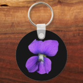 Paarse Violet sleutelhanger (Voorkant)