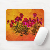 Paarse Violet Vloerkunst Muismat (Met muis)