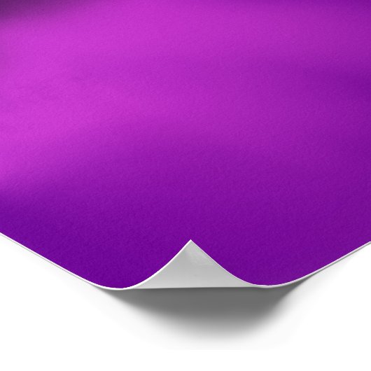 Paarse Violet Yellow Moderne Abstracte Art print (Hoek)