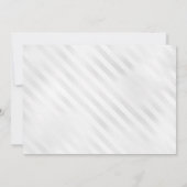 Paarse Violet Zilveren Ballon Foto Verjaardag Kaart (Achterkant)