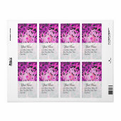 PAARSE violet zwart Etiket (Full Sheet)