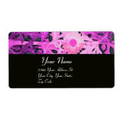 PAARSE violet zwart Etiket (Voorkant)