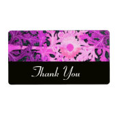 PAARSE violet zwart Etiket (Voorkant)