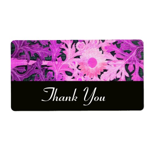 PAARSE violet zwart Etiket (Voorkant)