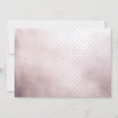 Paarse Violets Artsen Foto Uniek Baptisme Kaart (Achterkant)