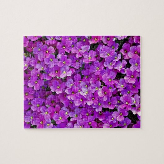 Paarse violette achtergrond legpuzzel (Horizontaal)
