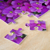 Paarse violette achtergrond legpuzzel (Zijkant)