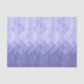 Paarse violette driehoek geometrische vierkanten tissuepapier (Voorkant)